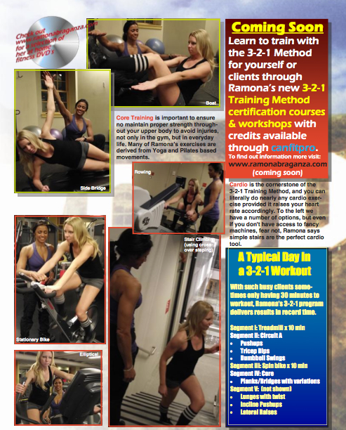 Form Fitness Magazine, Summer 2012 with Julie Krol and celebrity trainer Ramona Braganza