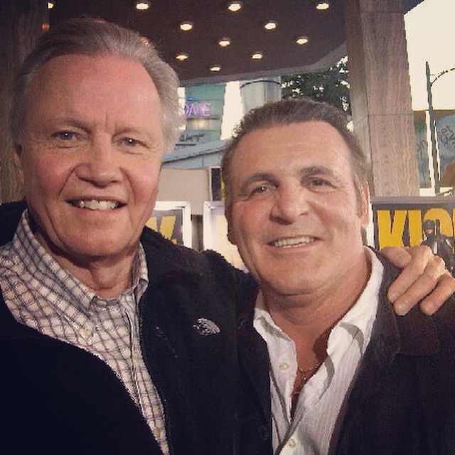 Jon Voight and I enjoying a red carpet together!