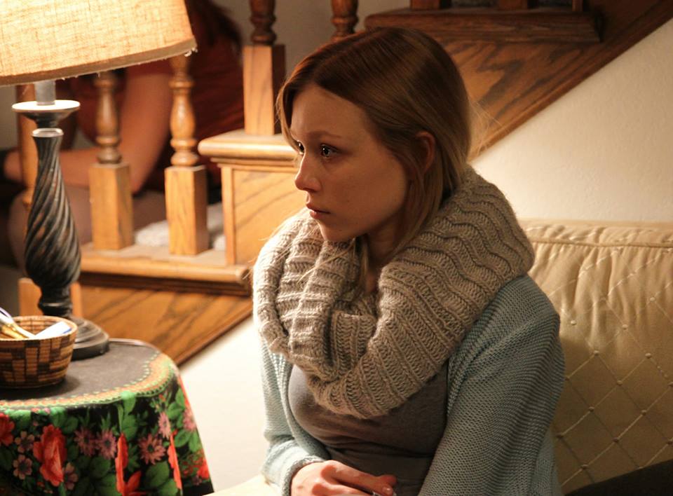 Still of Ivanna Sakhno on set of The Body Tree.