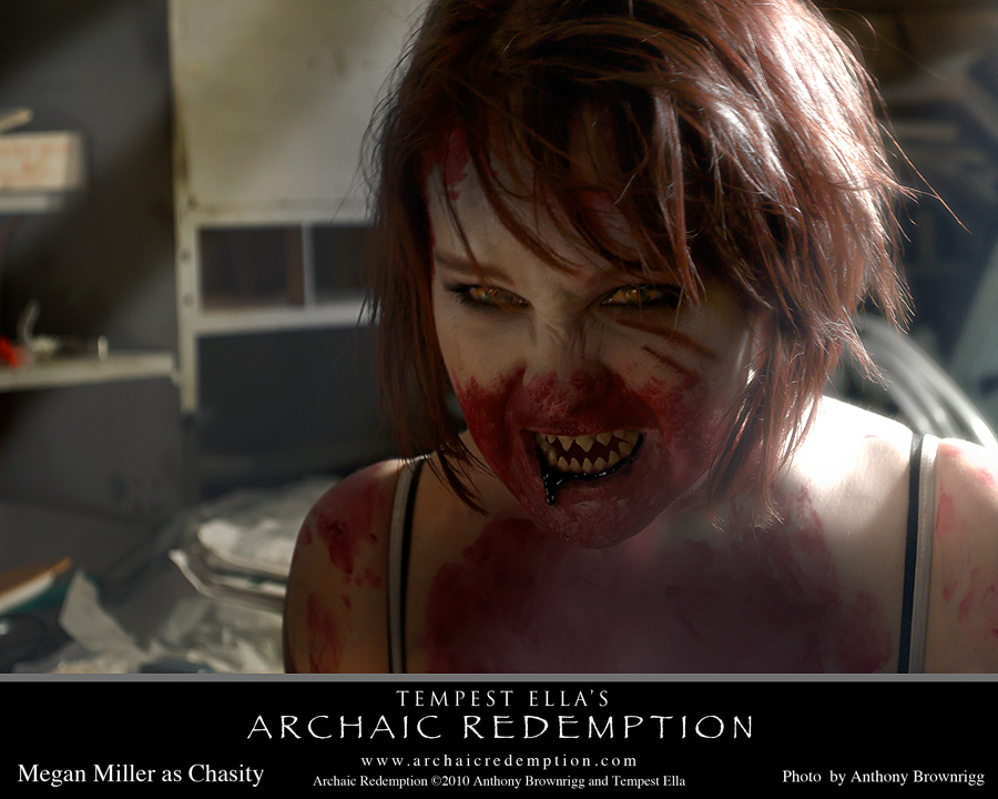 Chasity Shot for Archaic Redpemtion before Emerick was recast as Jaxie Jules