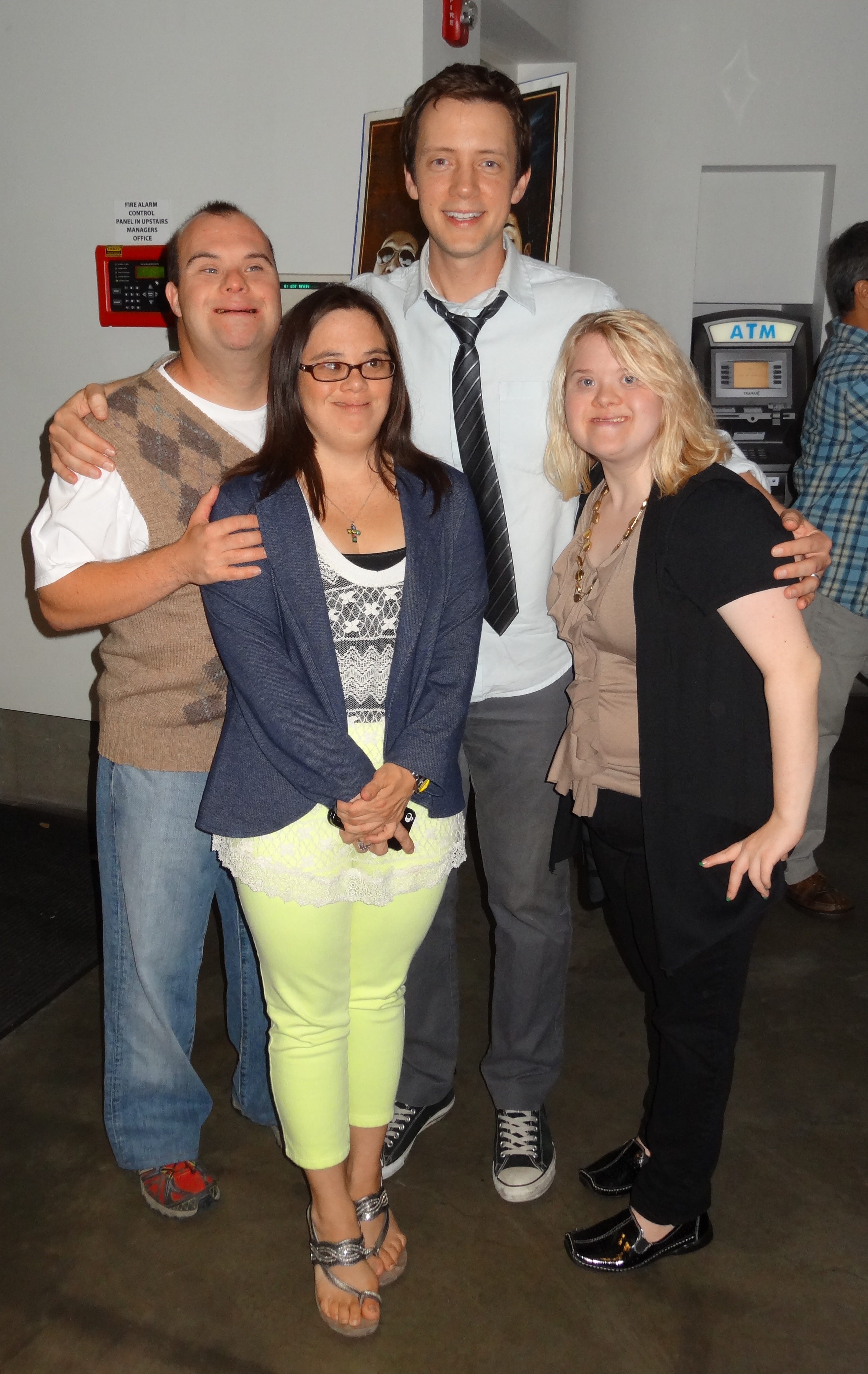 Blair Williamson, Marcia Landeros, Eric Artell and Jessica Morgan at Unidentified premiere.