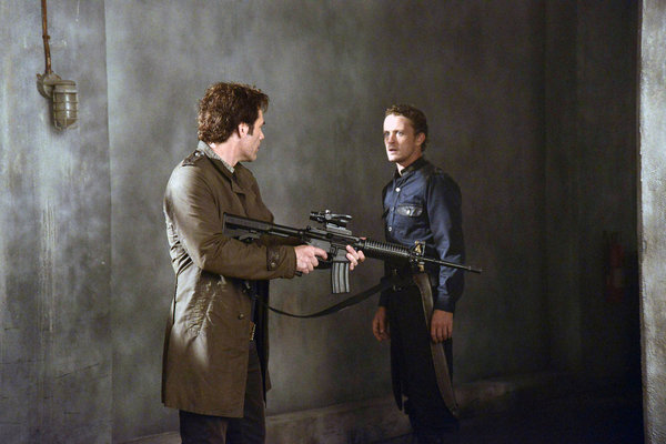 Still of Billy Burke and David Lyons in Revolution (2012)