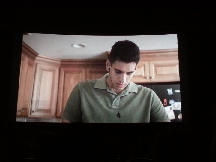 On the big screen at the Newport Beach Film Festival.
