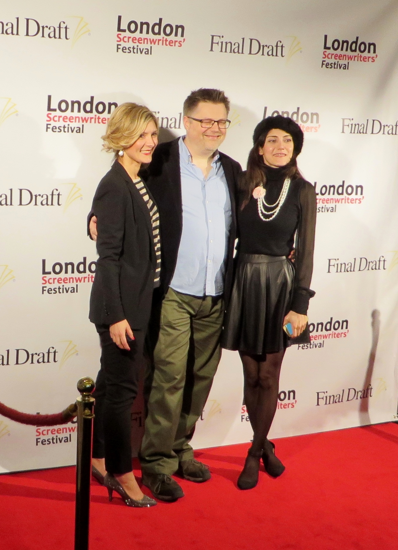 Red Carpet at Guinness Book of World Records Gala Screening at BAFTA's 195 Piccadilly, London with Chris Jones and Stare Yildirim April 2014
