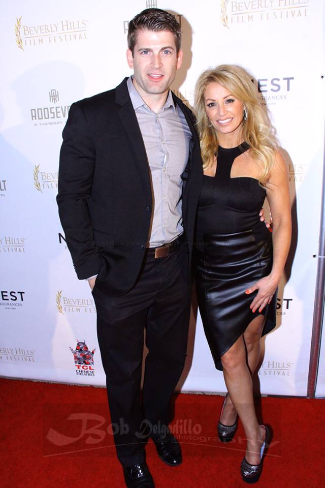 Edwin Modlin II and CC Perkinson at the 2014 Beverly Hills Film Festival