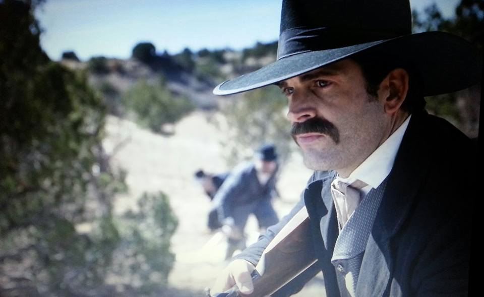 Screengrab of actor Edwin Modlin II as famed lawman Wyatt Earp from the Emmy Nominated show, GUNSLINGERS