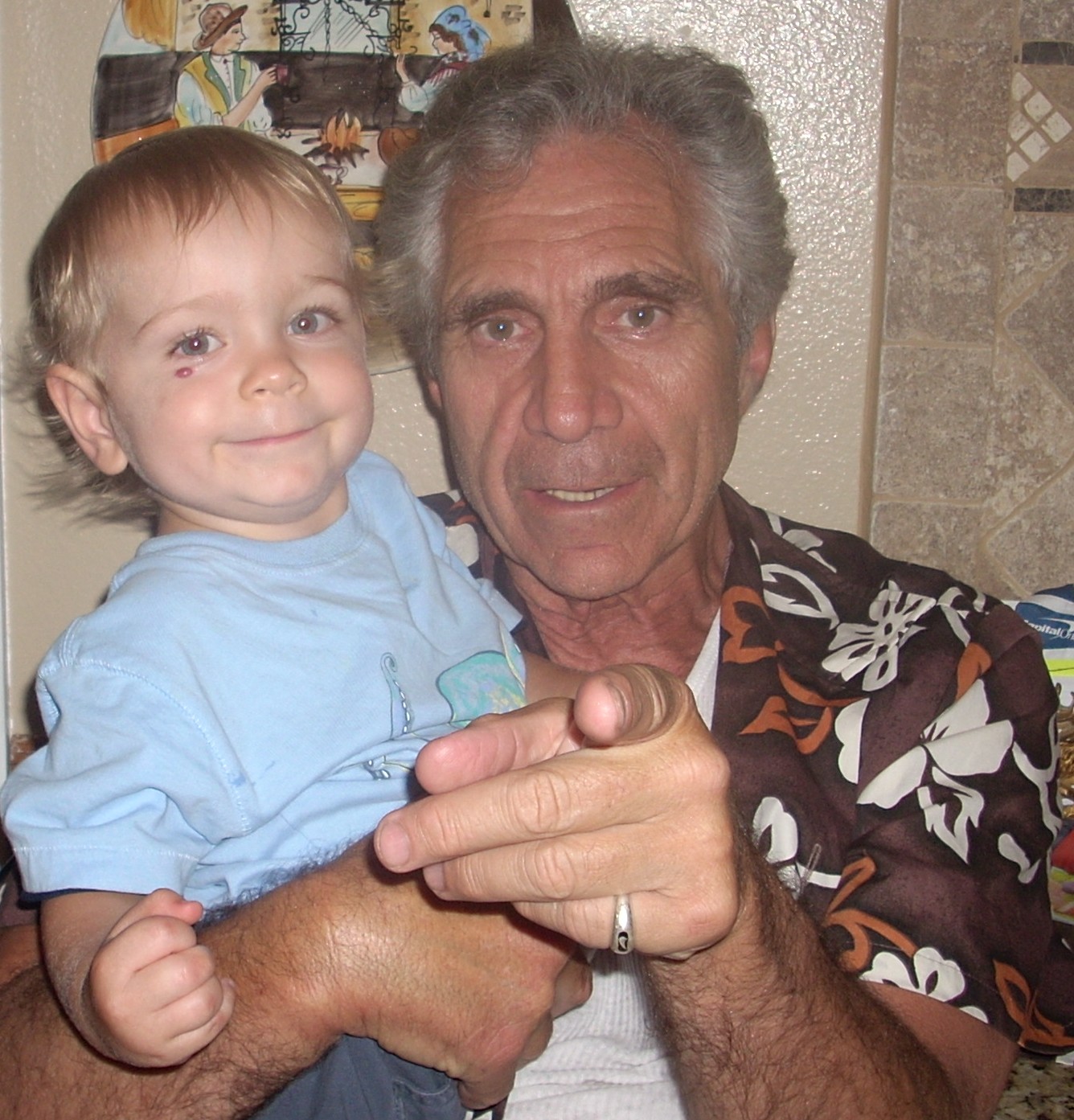 Grandson Jack and Grandpa