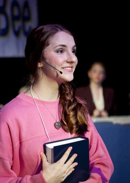 On stage during 25th Annual Putnam County Spelling Bee