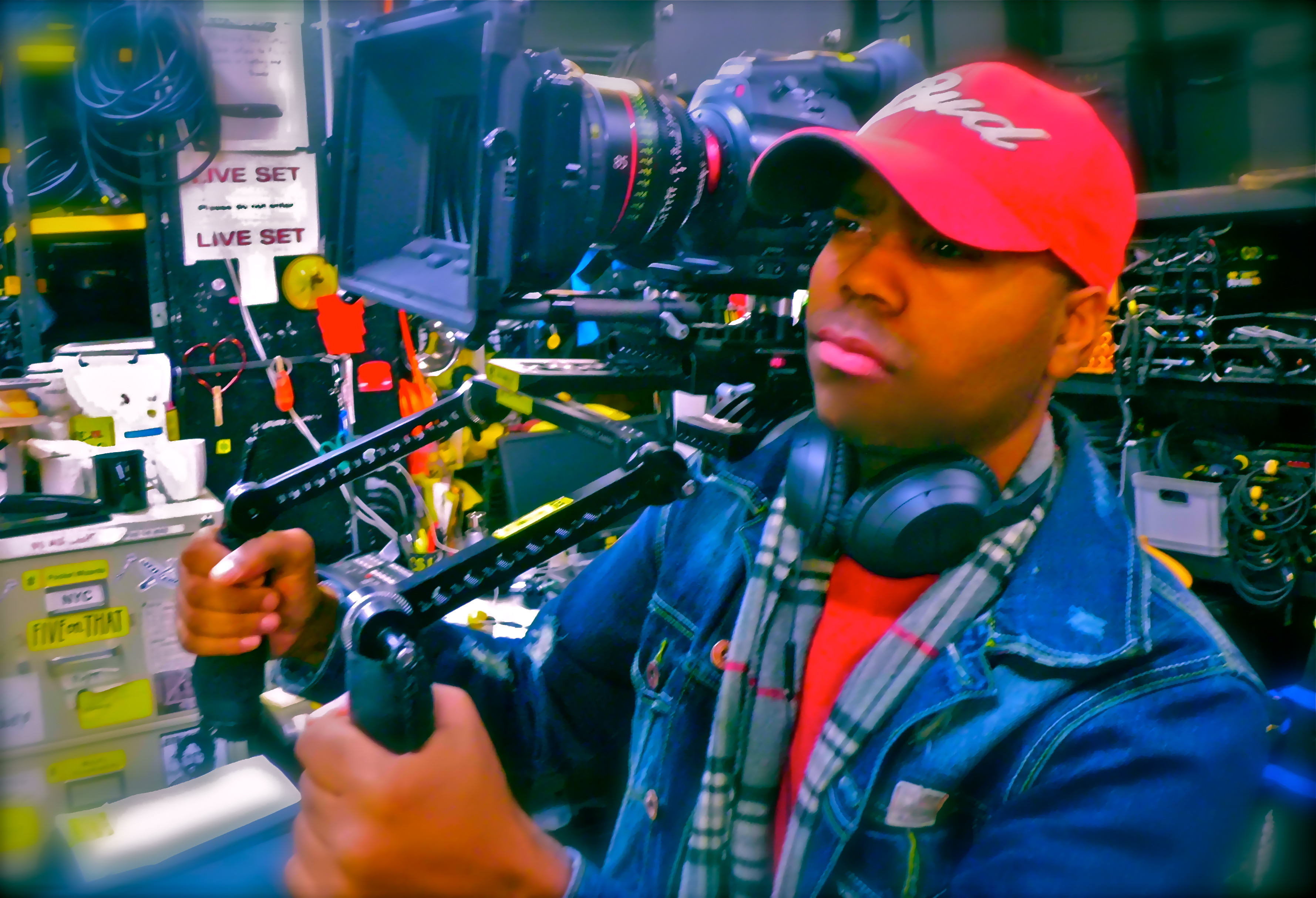 director Michael Ray on set November 2014