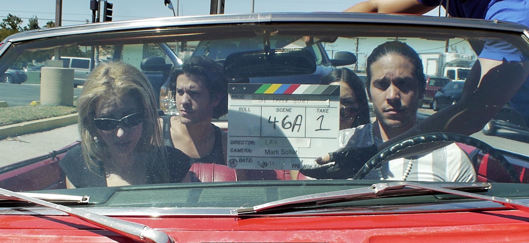 Production Still from The Paper Boat