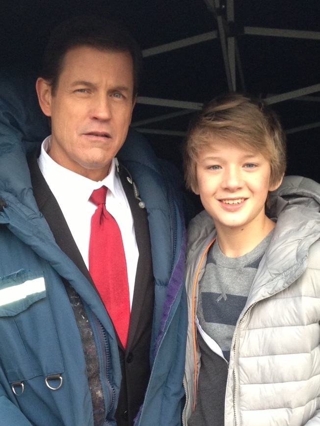 Cole with Michael Pare