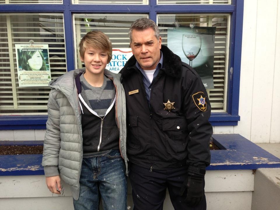 Cole with Ray Liotta