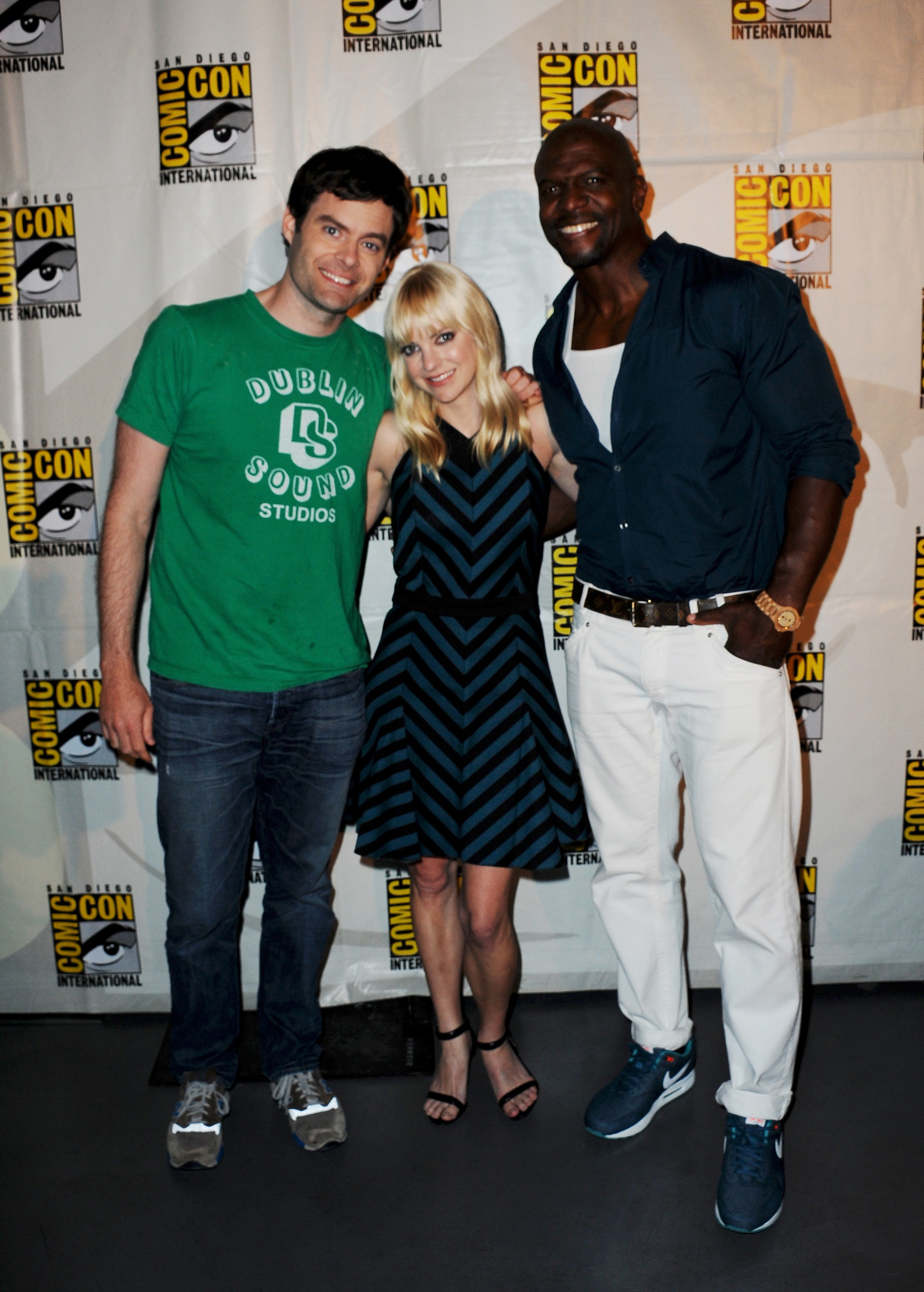 Terry Crews, Anna Faris and Bill Hader