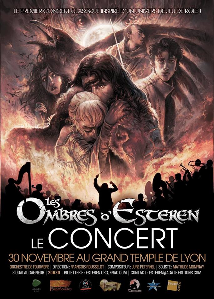 Les Ombres D'Esteren concert poster