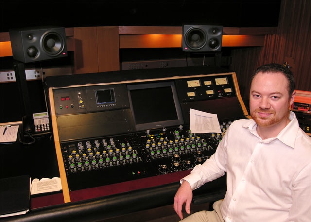Just posing at a mastering suite...
