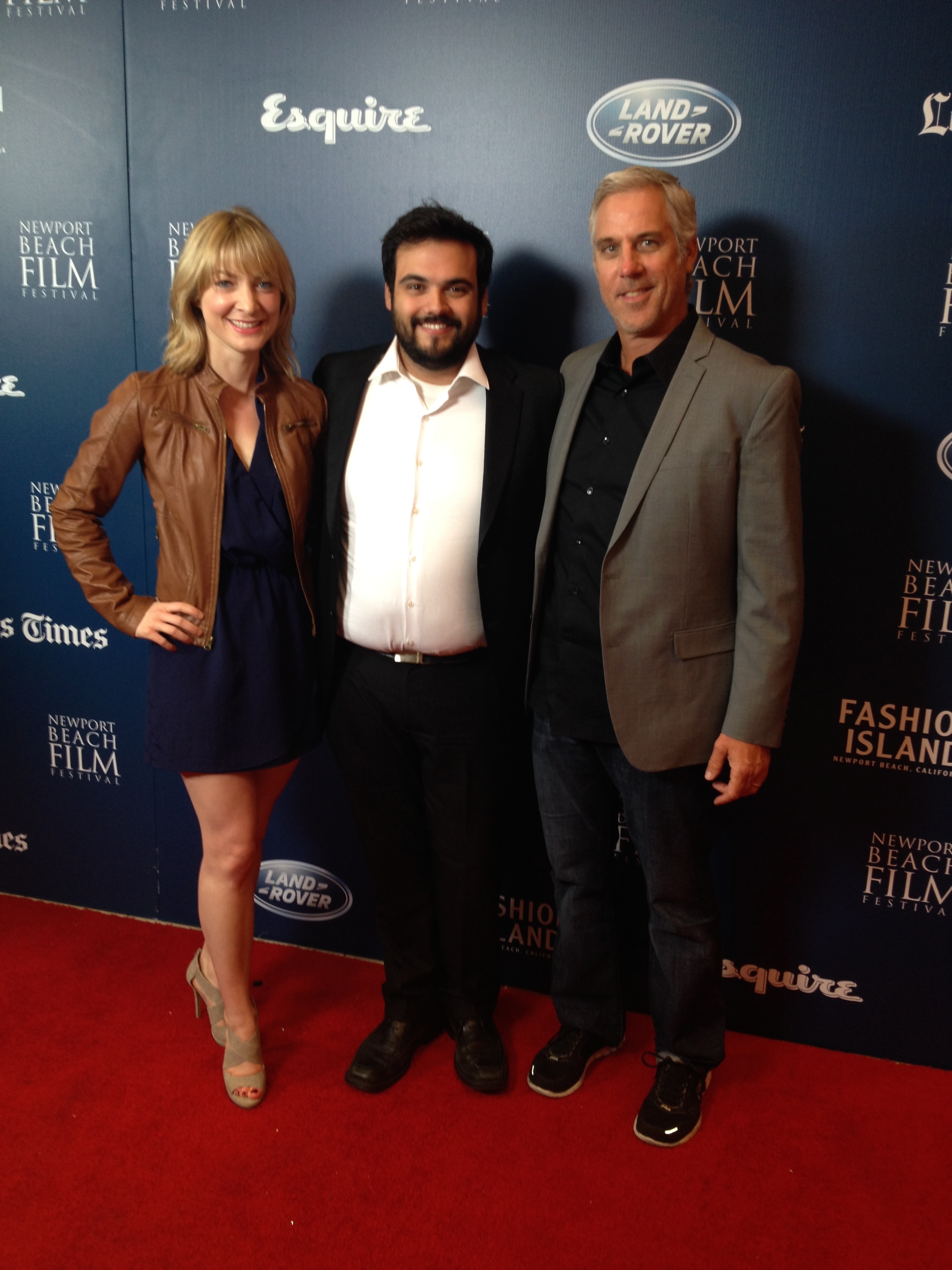 Perry Thomas Sean Giddings Ryann Turner at Newport Beach Film Festival with 