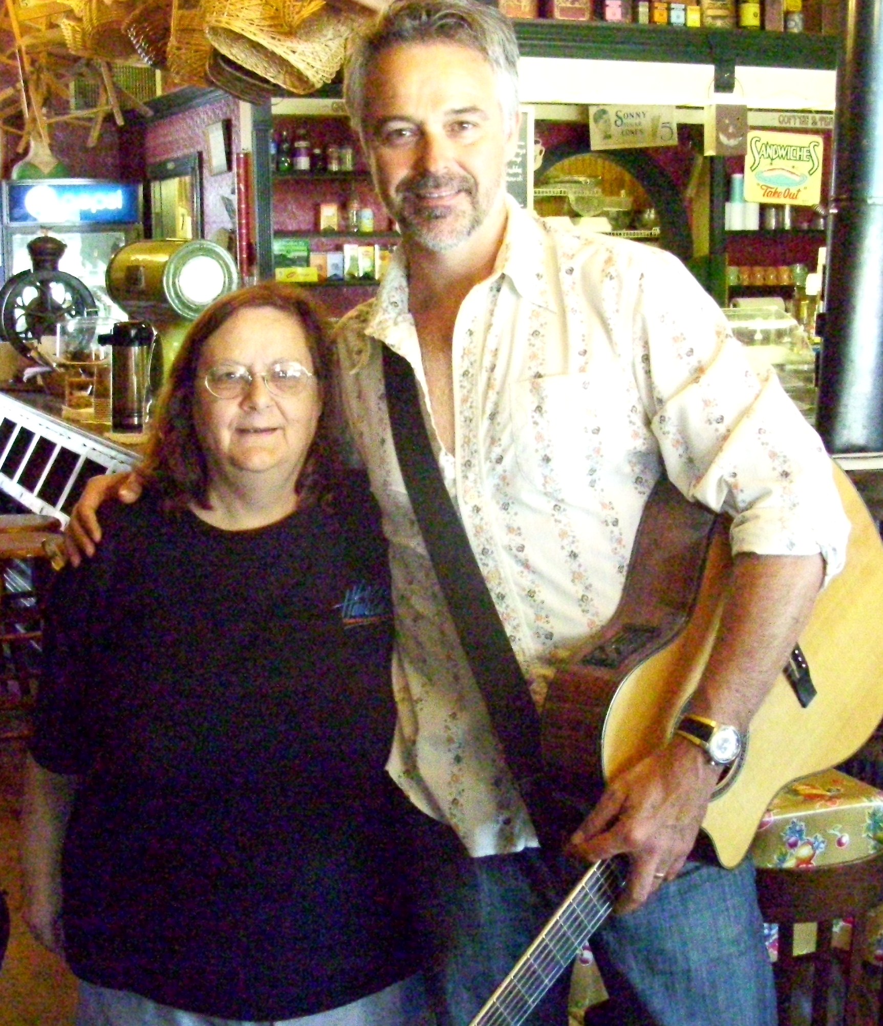 With Cameron Daddo, recording session for Ten Songs ...and Change, and charity concert for The Tug McGraw Foundation. (producers, Cameron Daddo, Cheryl Whitman-Dubuque, John DeCarli)