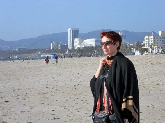 On Santa Monica Beach, LA