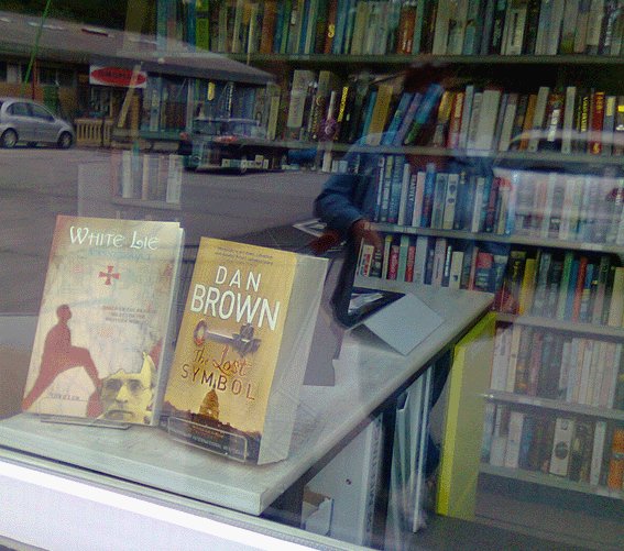 At the local library, September 2012