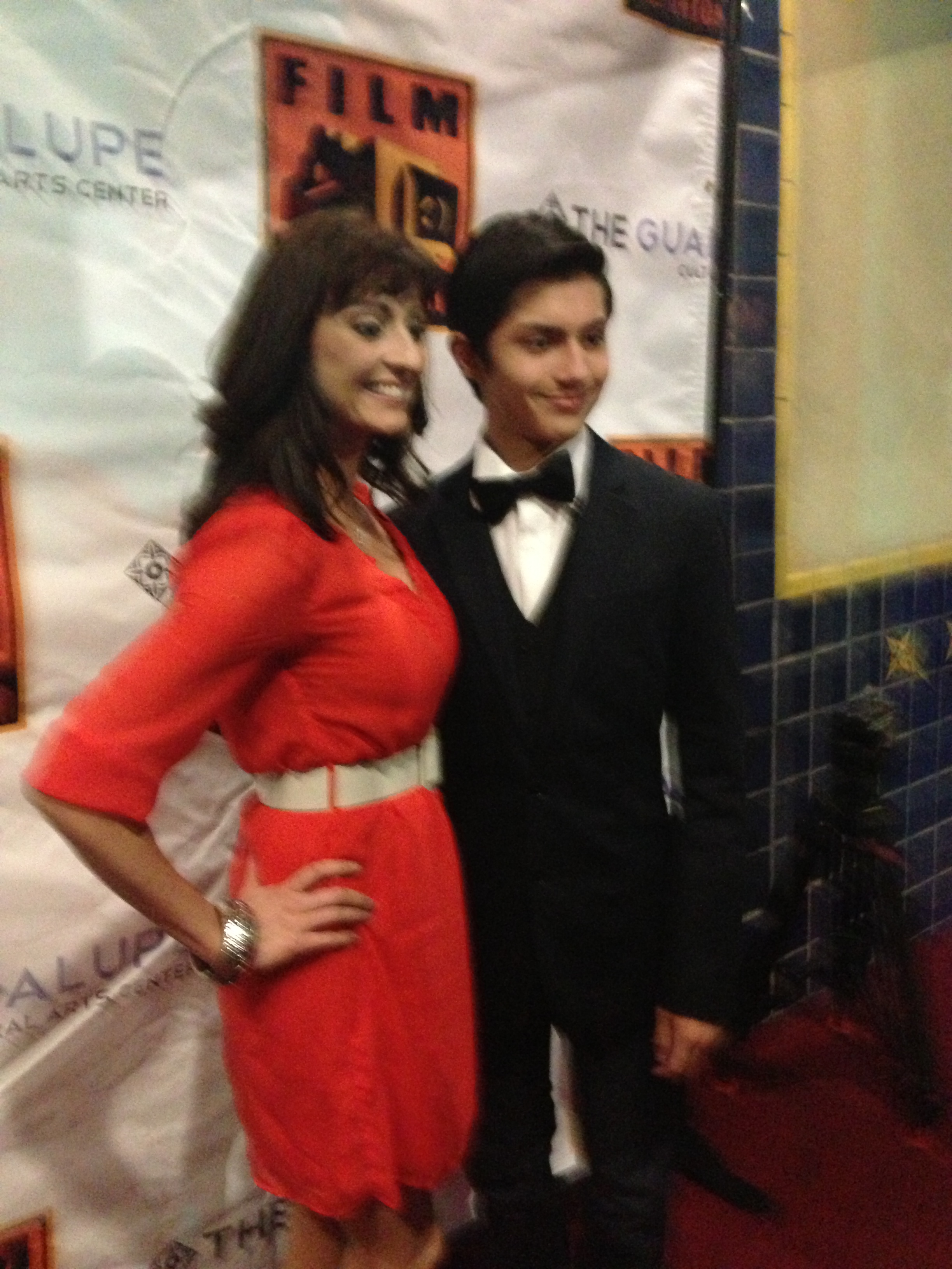 Ryder with Nova at the Film Festival