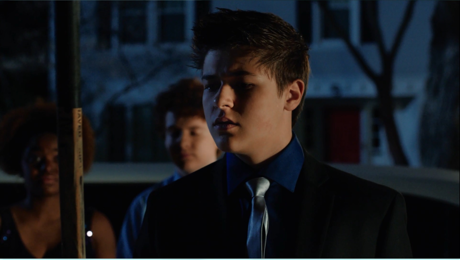Jacob M Williams acting in a prom scene from the film 