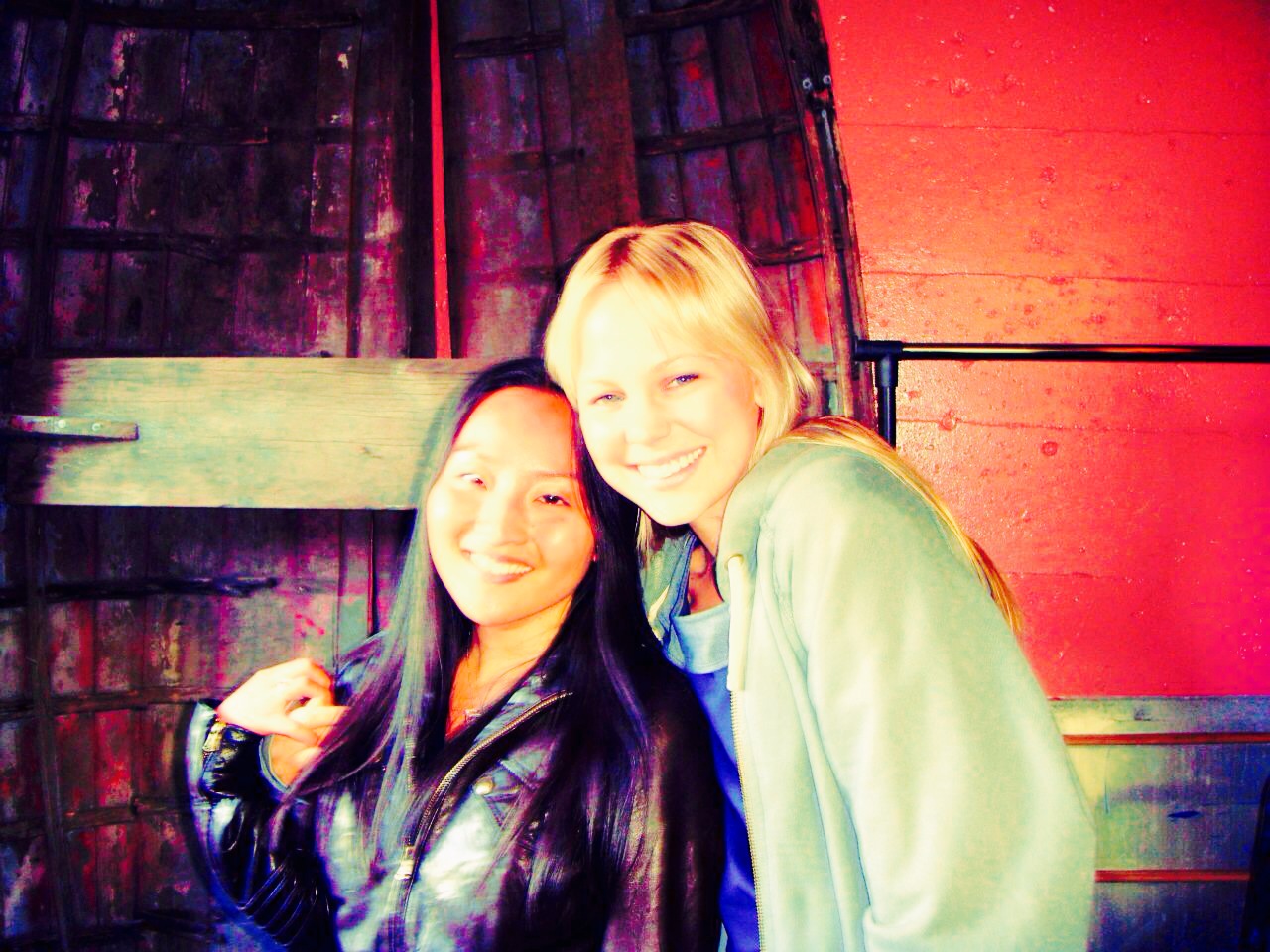 Vampire set with Adelaide Clemens