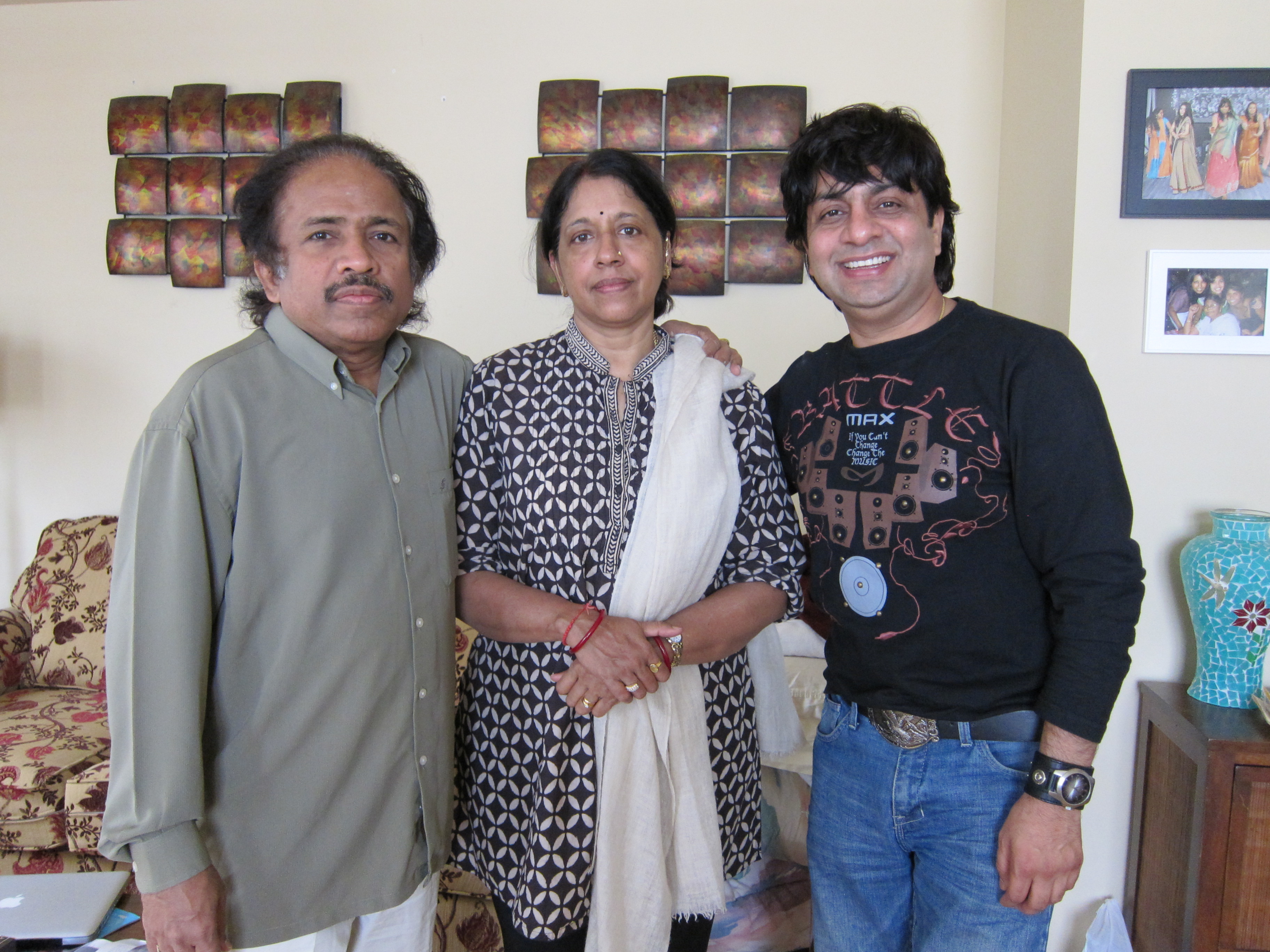Cj & Dr. L Subramanium (Legendary Violinist and Kavita Krishnamurthy