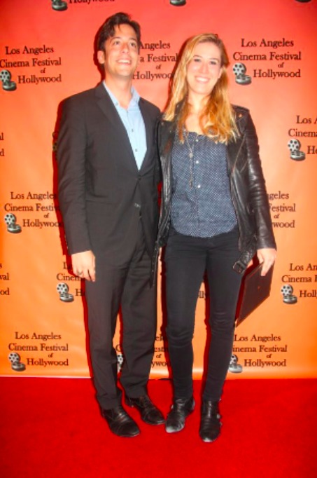 At the Los Angeles Cinema Festival of Hollywood with Ariel Shepherd-Oppenheim for 