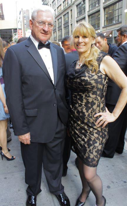 Gregory M. Brown and Linda P. Collins at the premier of 