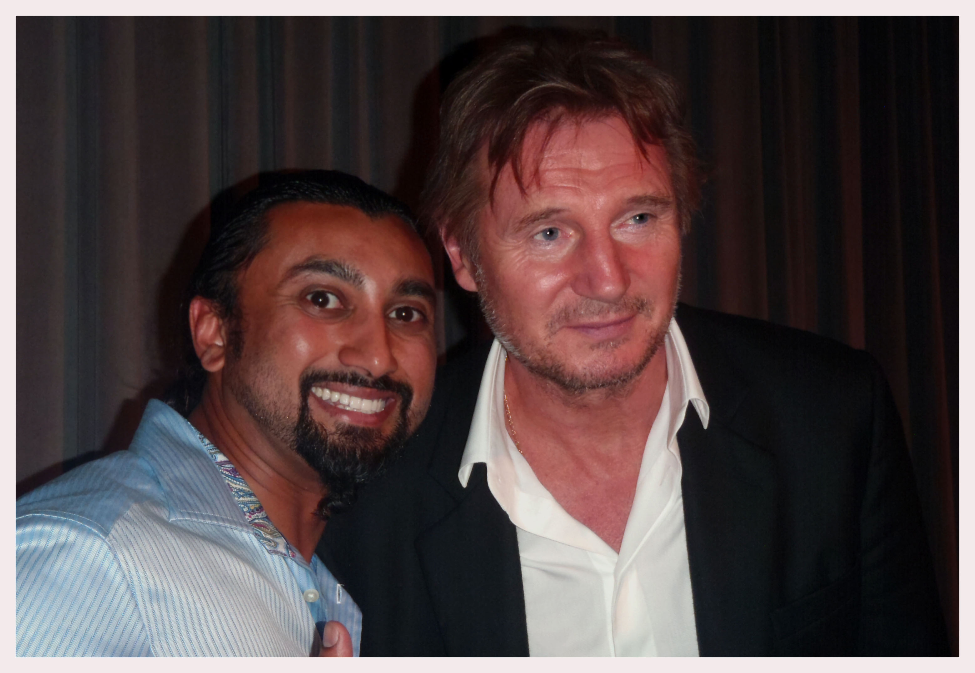 with Liam Neeson