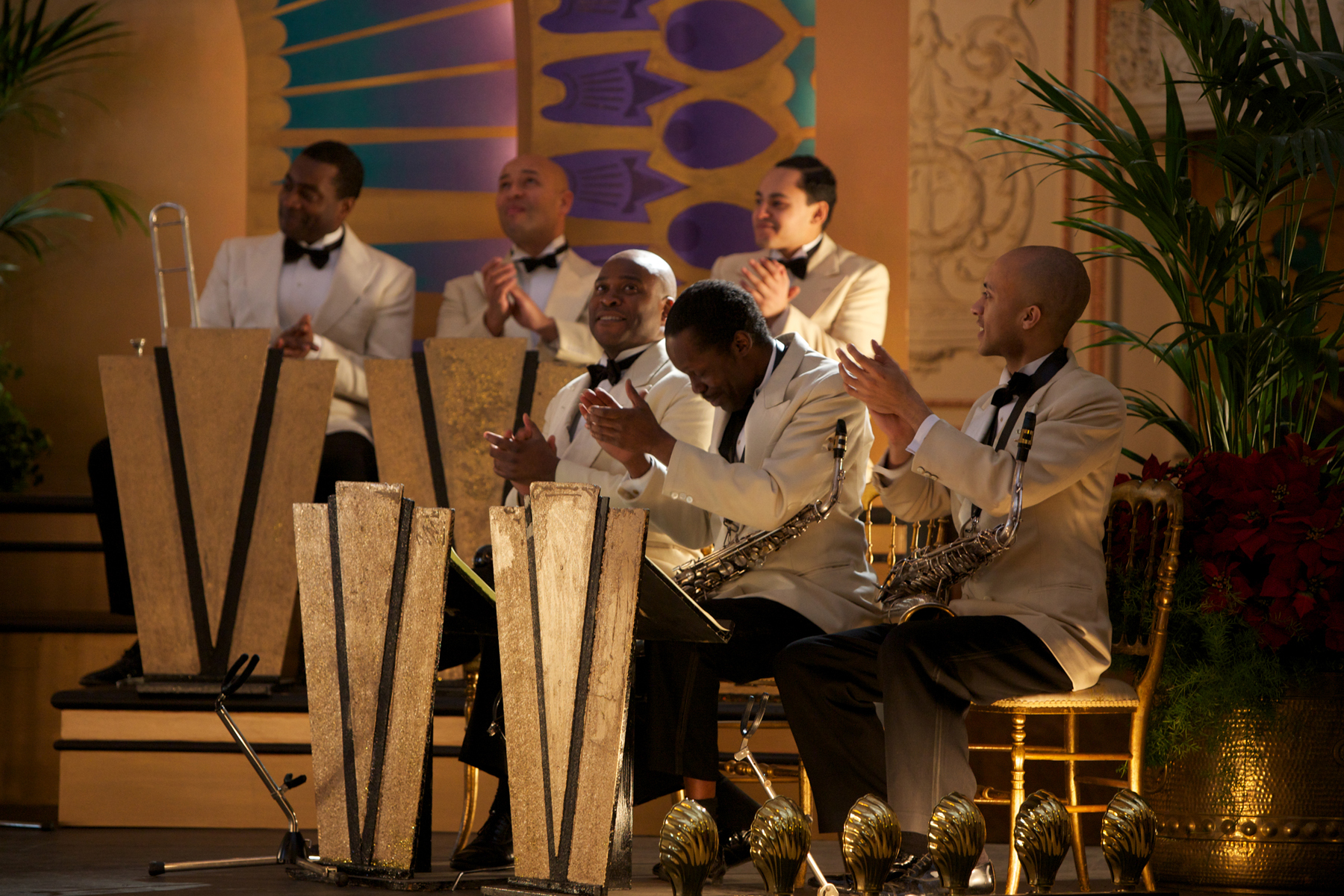 Still of Trevor Edwards, Jay Phelps, Charles Angiama, Miles Brett, Oroh Angiama, Steve Williamson and Chris Storr in Dancing on the Edge (2013)