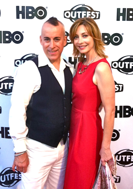 OutFest 2011 with Friend Sharon Lawrence for the Premiere of her film THE PERFECT FAMILY