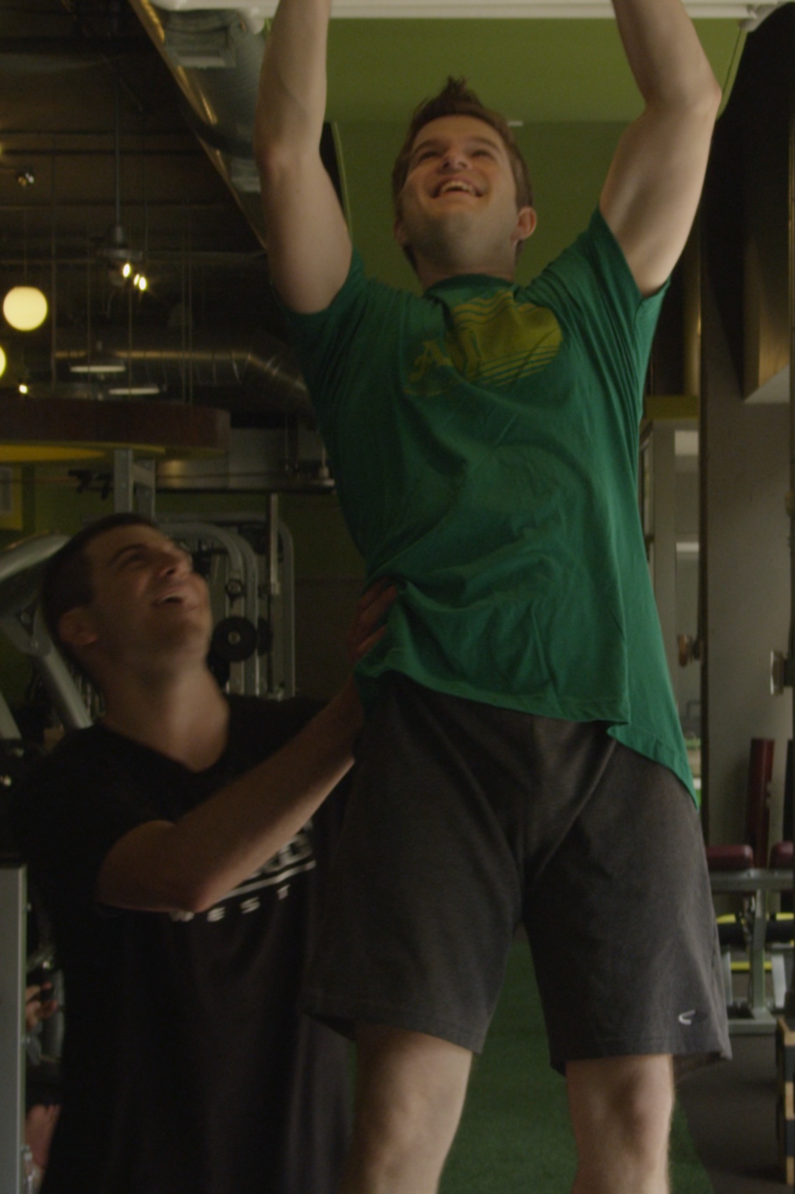 Shaun Baer and David Cook in Scotty Works OUT. Directed & produced by Dan Pal