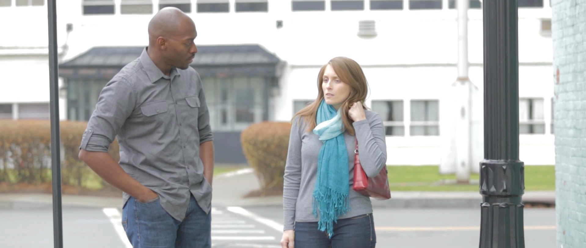 Mu-Shaka Benson and Christina Vinsick in Brink