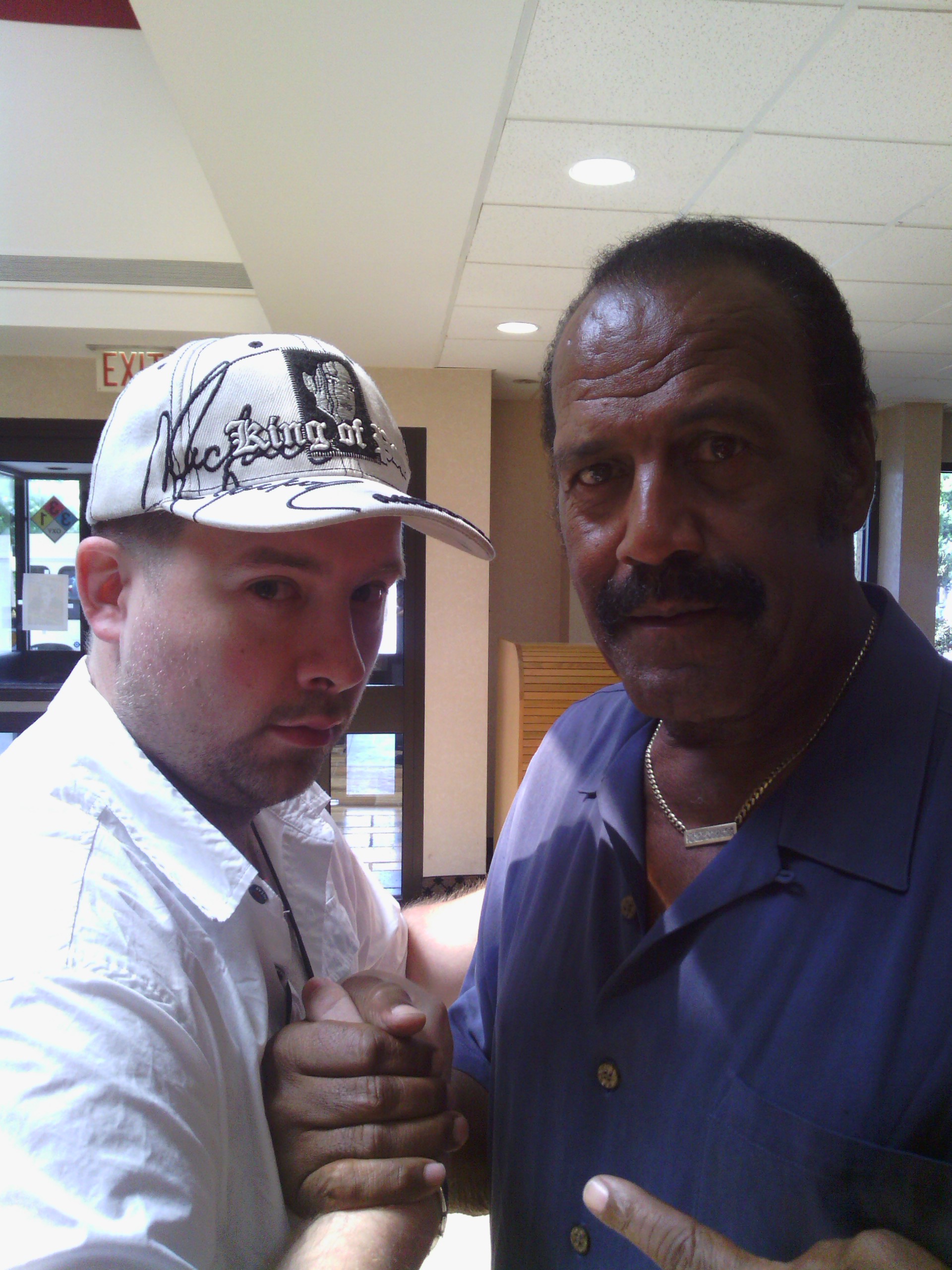 WITH CLIENT NFL AND FILM LEGEND - FRED THE HAMMER WILLIAMSON - AUGUST 2013