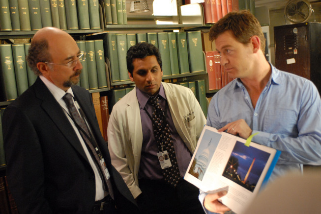 Still of Nic Bishop, Richard Schiff and Ravi Patel in Past Life (2010)