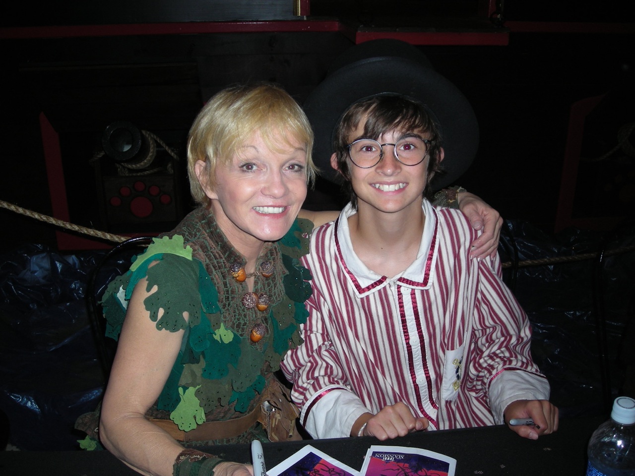 Dakota T Jones in the Off-Broadway production of Peter Pan with Cathy Rigby in 2009.