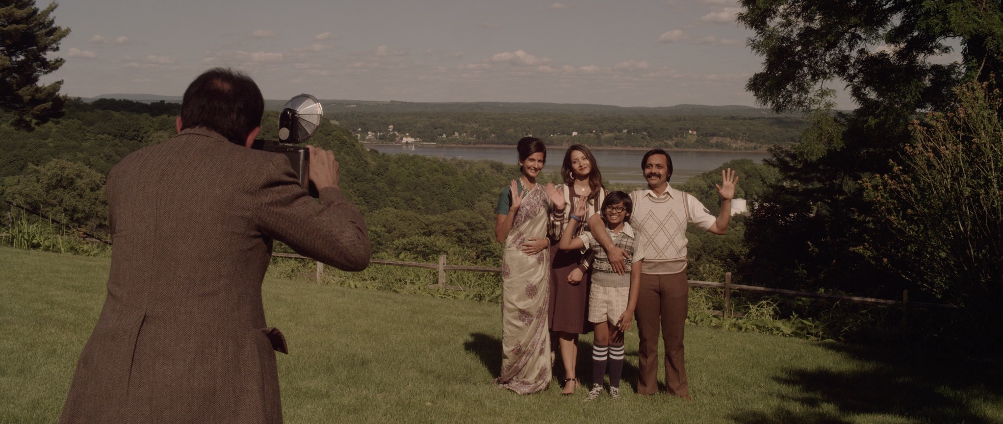 Still of Anjul Nigam, Poorna Jagannathan, Roni Akurati and Shoba Narayan in Good Ol' Boy (2015)