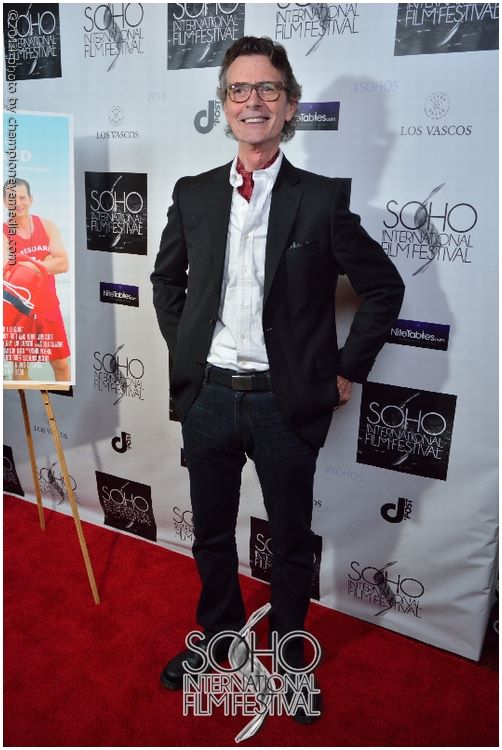 Actor Robert John Keiber on the Red Carpet for his film, 