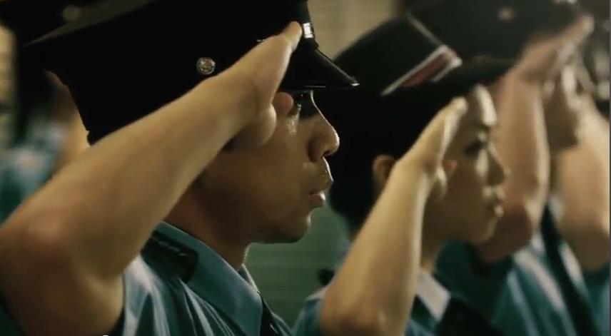 Still from Sleeping Dogs, playing a Hong Kong police cadet (Dominic Lee)