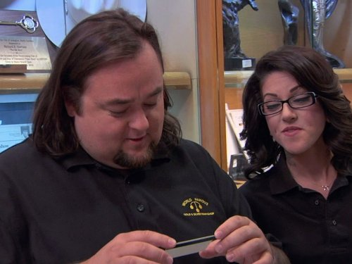 Still of Austin 'Chumlee' Russell and Olivia Black in Pawn Stars (2009)