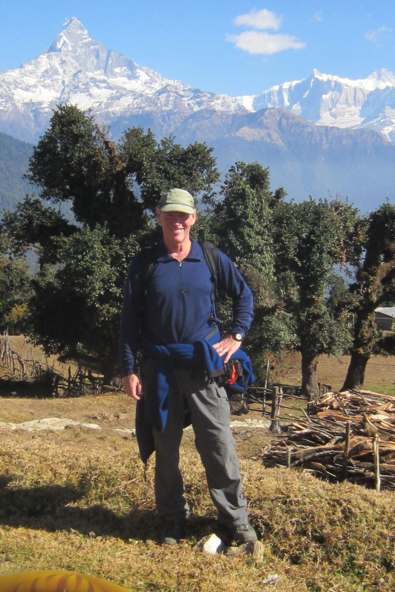 Randall, before ascending the Lang Tang trail north of Kathmandu, Nepal.