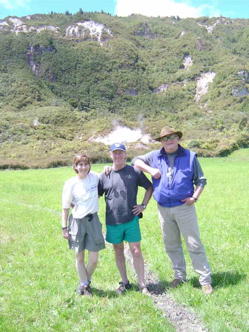 New Zealand, Cathy Campbell, Randall Perry and Jack Farmer