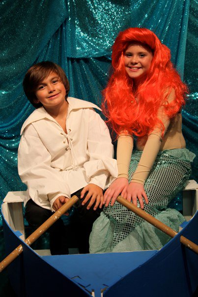 Ashton as Prince Eric in The Little Mermaid!