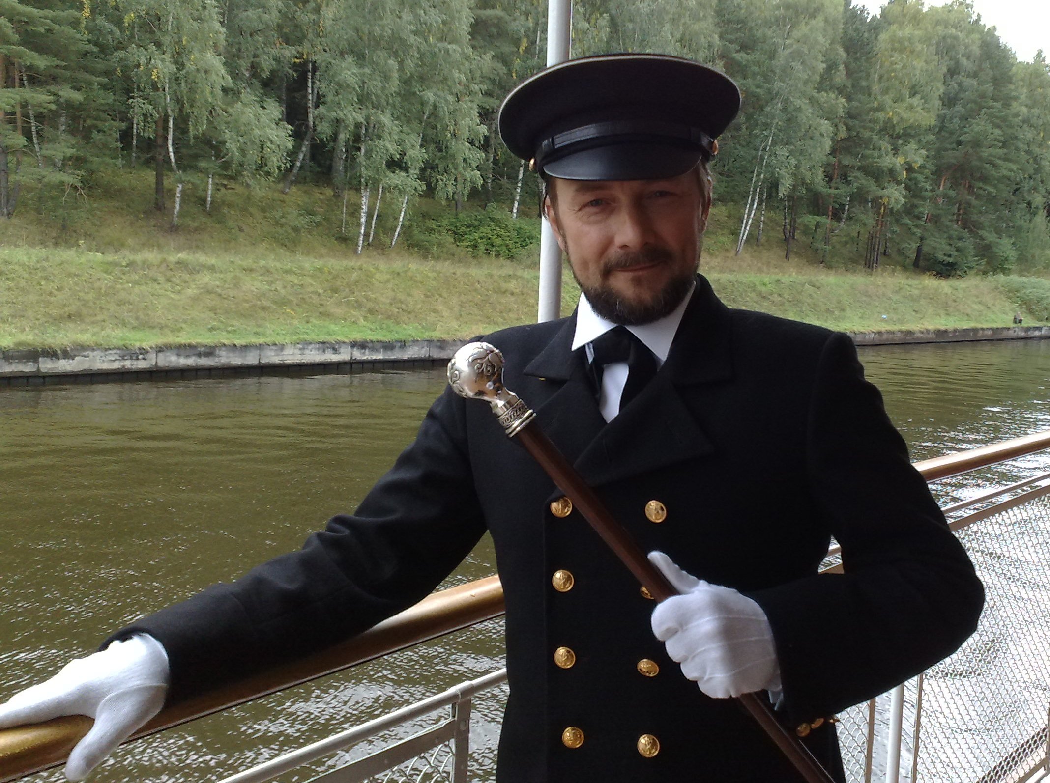 Aleksandr Zamyatin starring as Captain of the Stream Boat in 