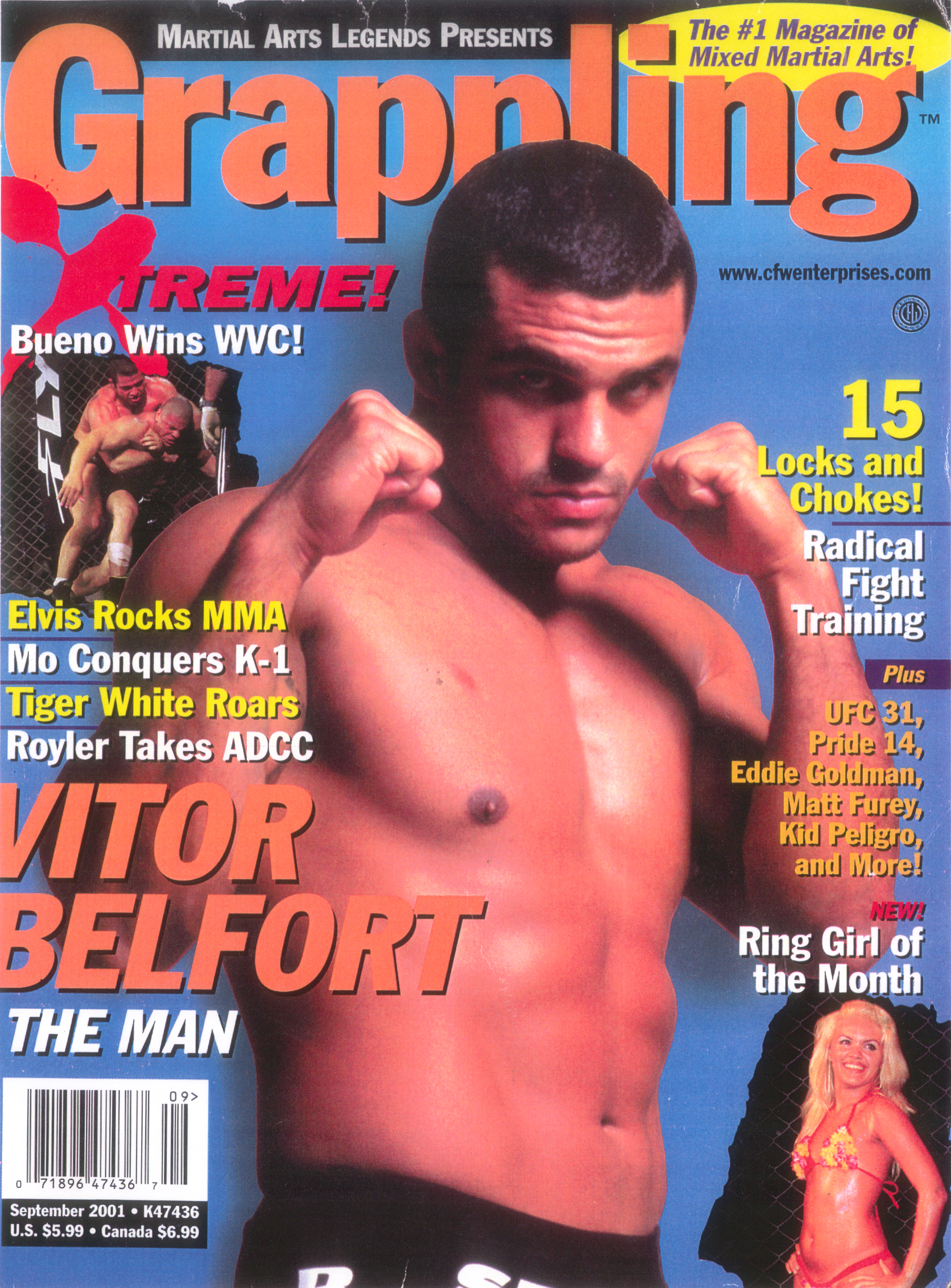 Mariano is on the cover of the magazine. There is an article about him in the magazine regarding his fight with Francisco Bueno.