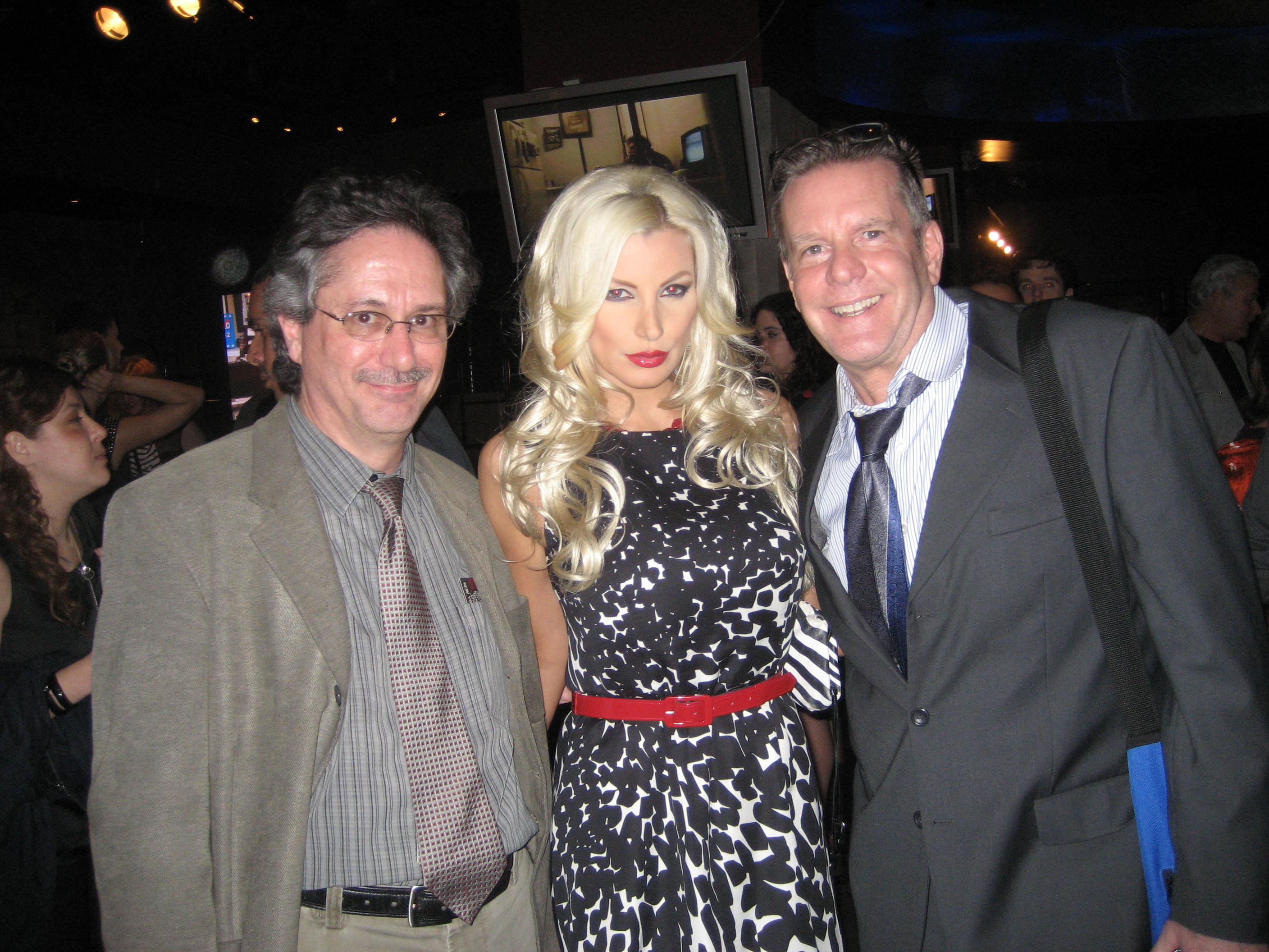 Opening Night, NYC, April 28, 2011, Paul Brenner, Brittany Andrews and Paul Kelly.