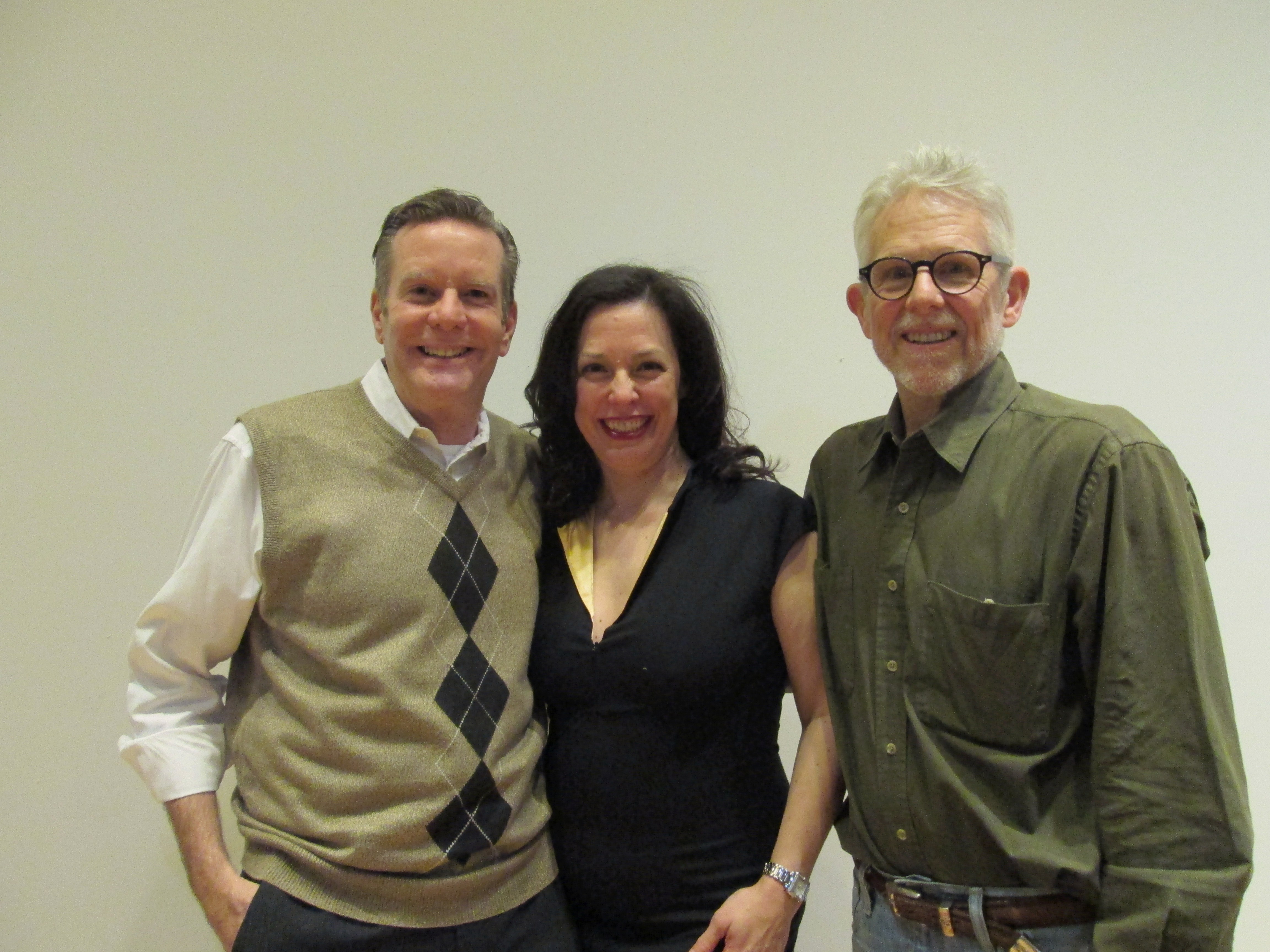 With actress, Patricia Randell and cinematographer, Don Cato--Queens World Film Festival screening of MY DAY at the Queens Museum of Art--January 19, 2014.