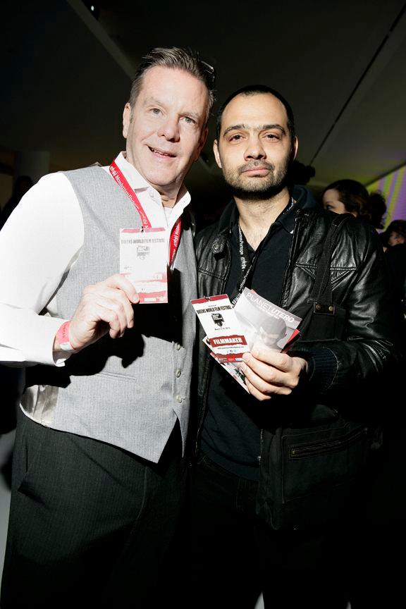 Paul Kelly and Faiyaz Jafri, filmmakers, Queens World Film Festival 2013