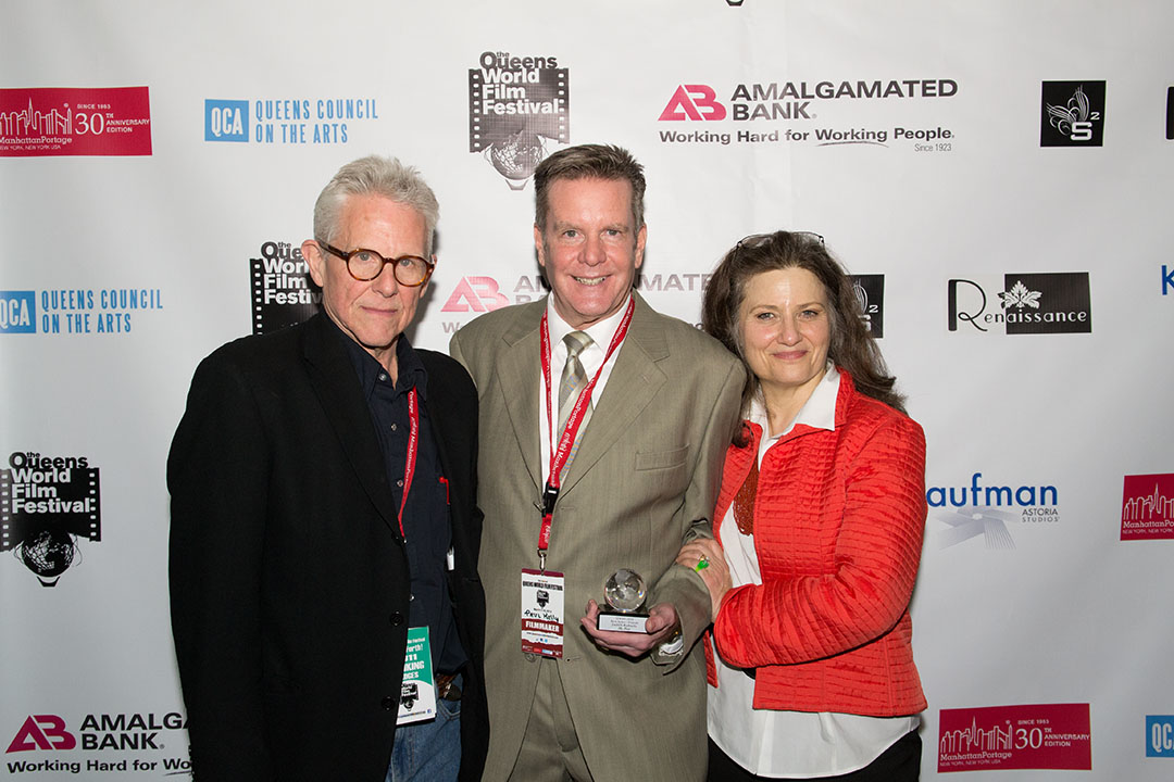 QWFF Awards ceremony, March 9th, with Don and Katha Cato.